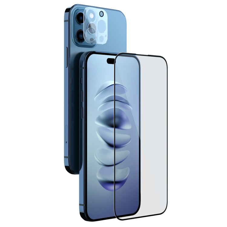 NILLKIN 2 in 1 HD Full Screen Tempered Glass Film + Camera Protector Set