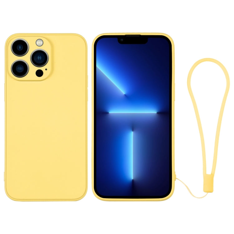 Silicone Phone Case with Wrist Strap, For iPhone 13 Pro, For iPhone 13 Pro Max