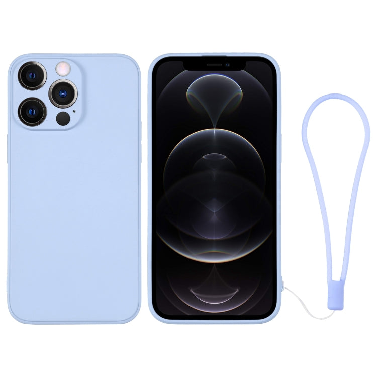 Silicone Phone Case with Wrist Strap, For iPhone 12 Pro, For iPhone 12 Pro Max