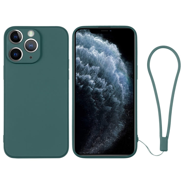 Silicone Phone Case with Wrist Strap, For iPhone 11 Pro Max