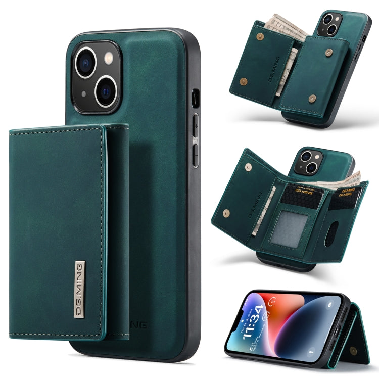 DG.MING M1 Series 3-Fold Multi Card Wallet Leather Case