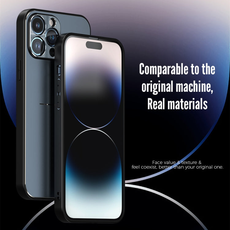 R-JUST RJ52 3-Line Style Metal TPU Shockproof Phone Case