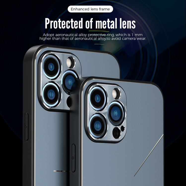 R-JUST RJ52 3-Line Style Metal TPU Shockproof Phone Case