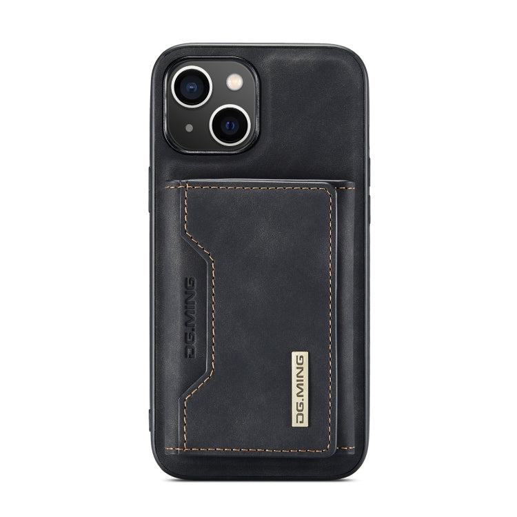DG.MING M2 Series 3-Fold Card Bag Magnetic Leather Case