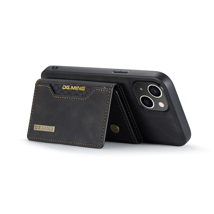 DG.MING M2 Series 3-Fold Card Bag Magnetic Leather Case
