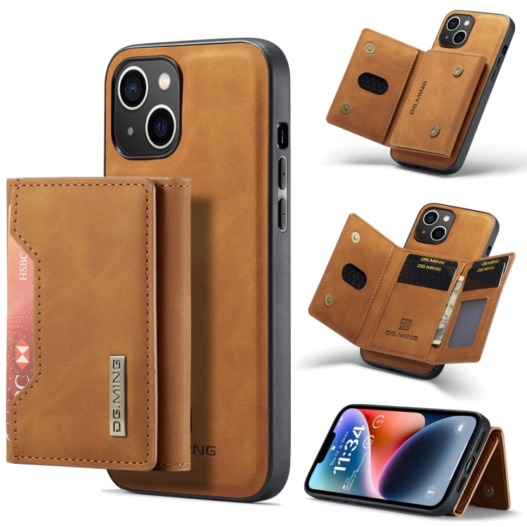 DG.MING M2 Series 3-Fold Card Bag Magnetic Leather Case