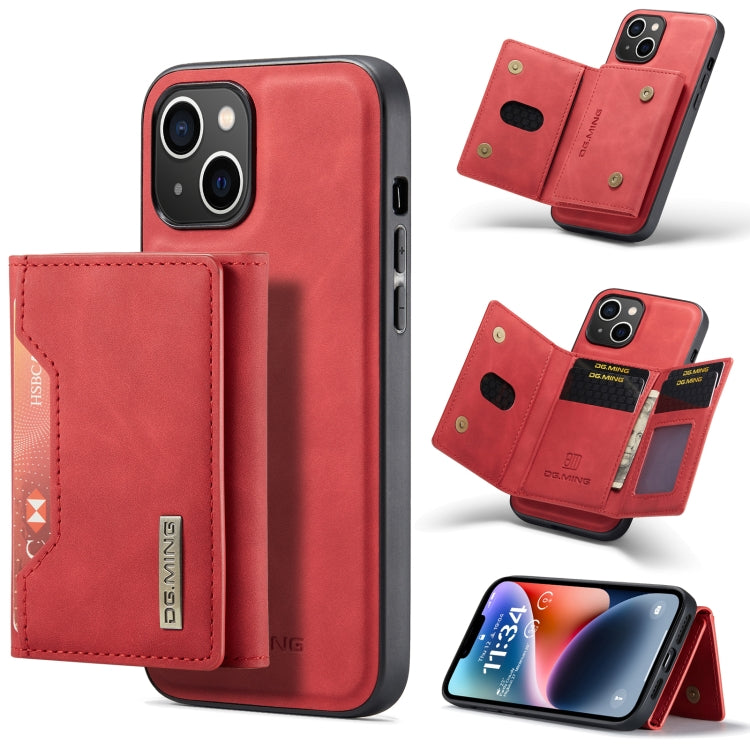 DG.MING M2 Series 3-Fold Card Bag Magnetic Leather Case