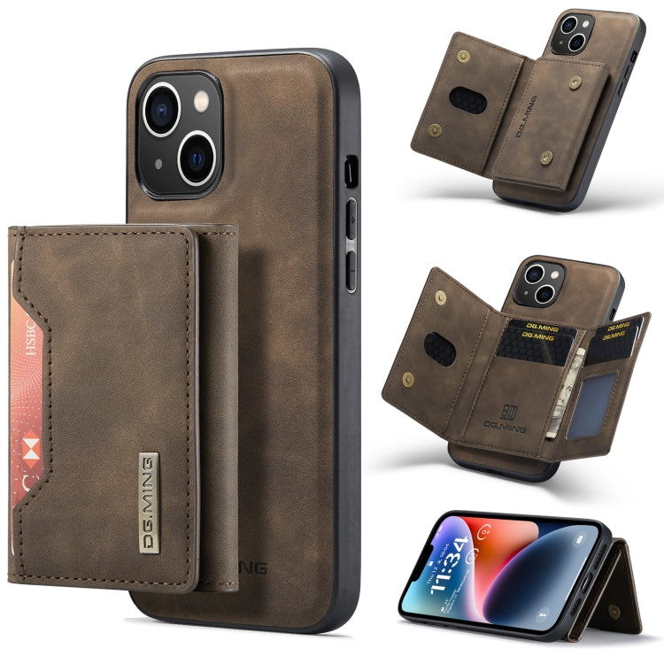 DG.MING M2 Series 3-Fold Card Bag Magnetic Leather Case