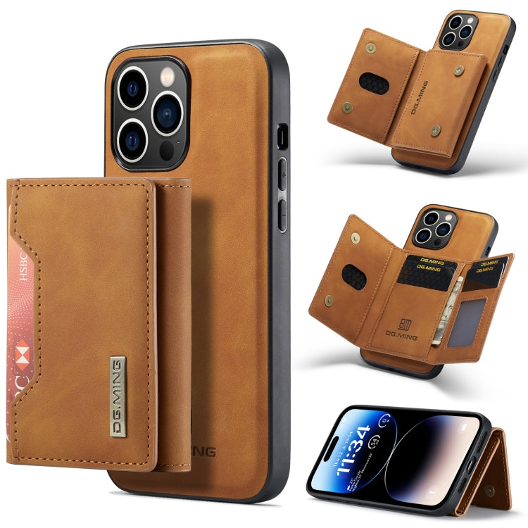 DG.MING M2 Series 3-Fold Card Bag Magnetic Leather Case
