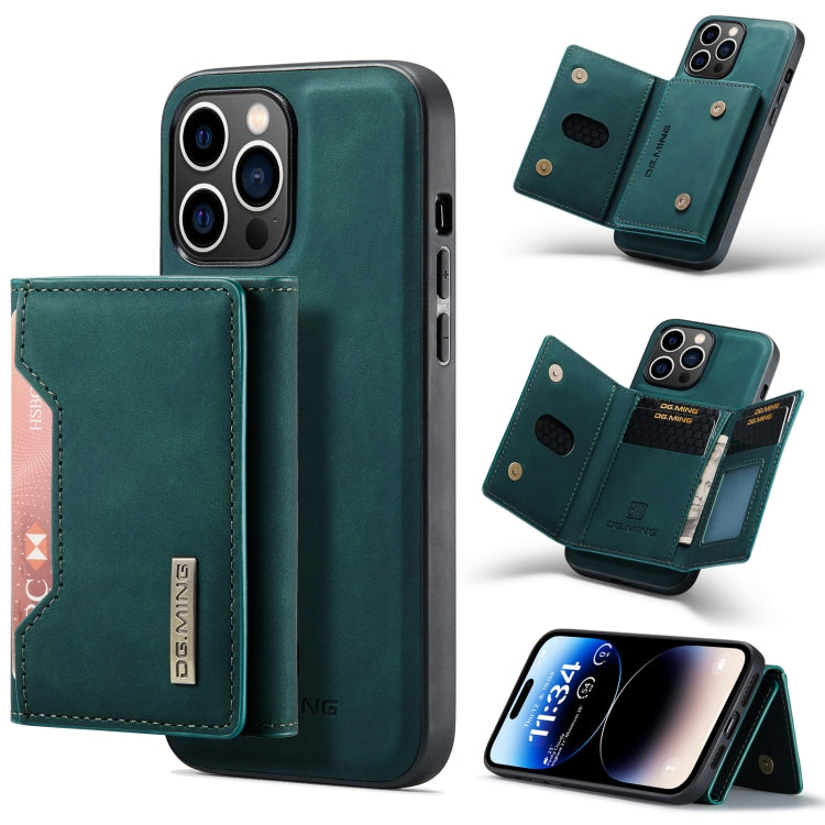 DG.MING M2 Series 3-Fold Card Bag Magnetic Leather Case