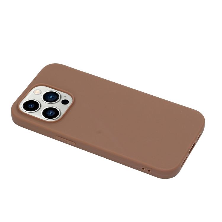 Solid Color Frosted Silicone Phone Case, For iPhone 14 Pro, For iPhone 14 Pro Max