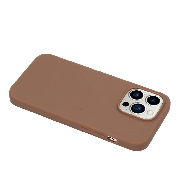 Solid Color Frosted Silicone Phone Case, For iPhone 14 Pro, For iPhone 14 Pro Max