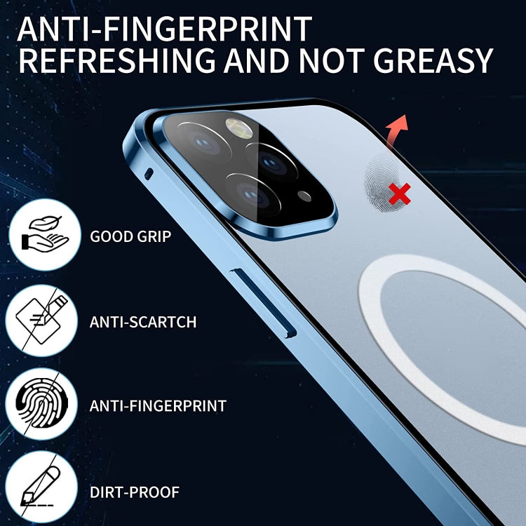 360 Full Body Magnetic Frosted Magsafe Phone Case, For iPhone 13, For iPhone 13 Pro, For iPhone 13 Pro Max