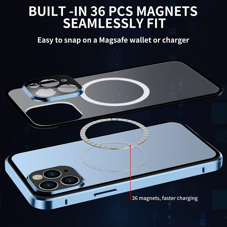 360 Full Body Magnetic Frosted Magsafe Phone Case, For iPhone 13, For iPhone 13 Pro, For iPhone 13 Pro Max