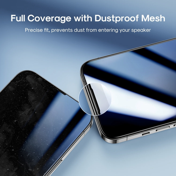 JOYROOM JR-H01 2.5D Screen Printing Full Screen Black Edge Tempered Glass Film, For iPhone 14 Plus