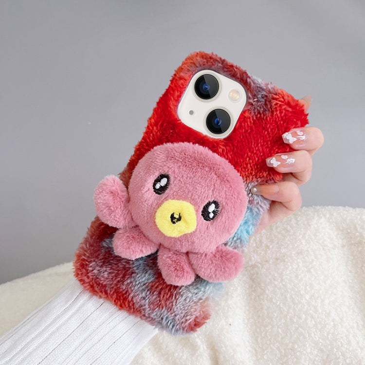 Octopus Plush TPU Phone Case, For iPhone 14, For iPhone 14 Plus, For iPhone 14 Pro, For iPhone 14 Pro Max, For iPhone 13, For iPhone 13 Pro, For iPhone 13 Pro Max, For iPhone 12, For iPhone 12 Pro, For iPhone 12 Pro Max, For iPhone 11...