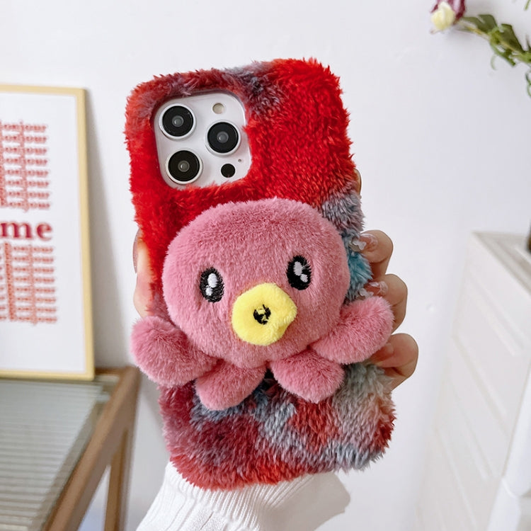 Octopus Plush TPU Phone Case, For iPhone 14, For iPhone 14 Plus, For iPhone 14 Pro, For iPhone 14 Pro Max, For iPhone 13, For iPhone 13 Pro, For iPhone 13 Pro Max, For iPhone 12, For iPhone 12 Pro, For iPhone 12 Pro Max, For iPhone 11...