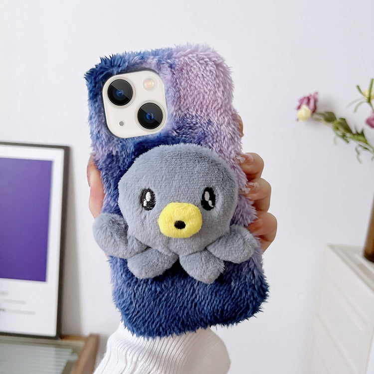 Octopus Plush TPU Phone Case, For iPhone 14, For iPhone 14 Plus, For iPhone 14 Pro, For iPhone 14 Pro Max, For iPhone 13, For iPhone 13 Pro, For iPhone 13 Pro Max, For iPhone 12, For iPhone 12 Pro, For iPhone 12 Pro Max, For iPhone 11...