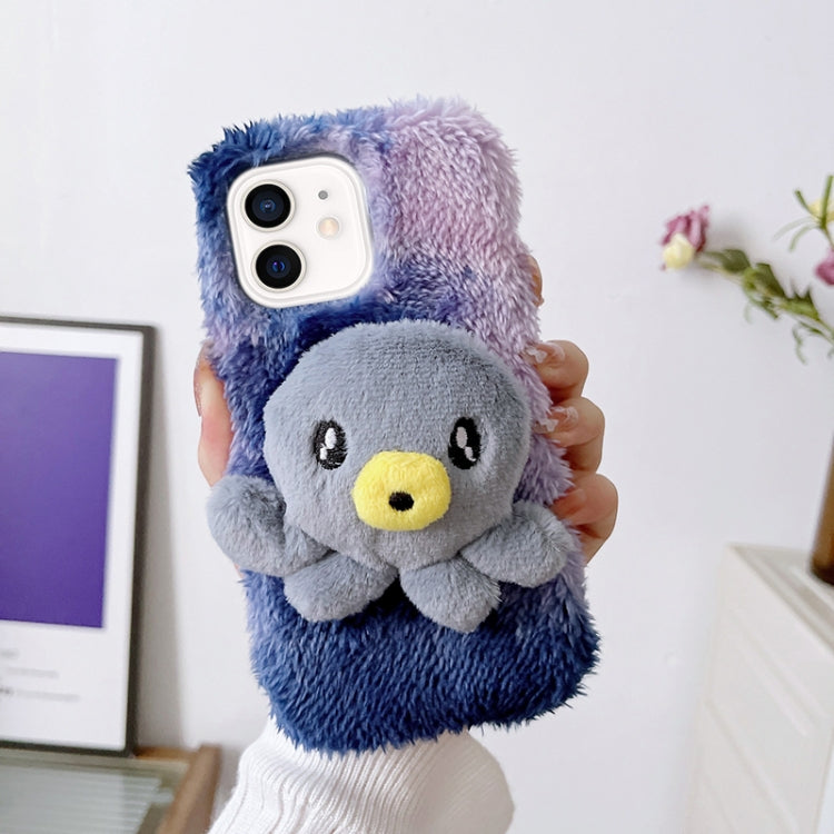 Octopus Plush TPU Phone Case, For iPhone 14, For iPhone 14 Plus, For iPhone 14 Pro, For iPhone 14 Pro Max, For iPhone 13, For iPhone 13 Pro, For iPhone 13 Pro Max, For iPhone 12, For iPhone 12 Pro, For iPhone 12 Pro Max, For iPhone 11...