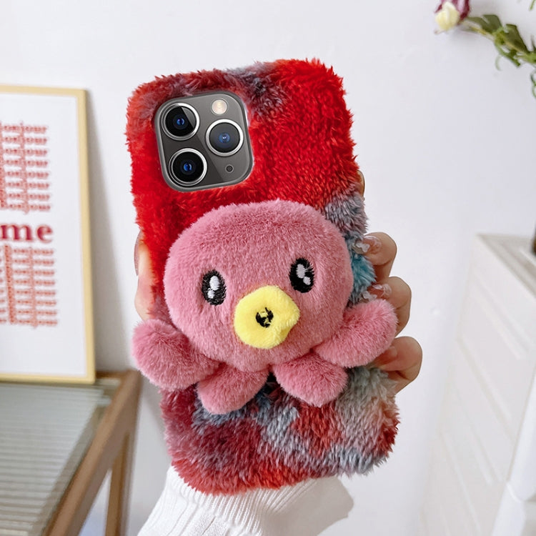 Octopus Plush TPU Phone Case, For iPhone 14, For iPhone 14 Plus, For iPhone 14 Pro, For iPhone 14 Pro Max, For iPhone 13, For iPhone 13 Pro, For iPhone 13 Pro Max, For iPhone 12, For iPhone 12 Pro, For iPhone 12 Pro Max, For iPhone 11...