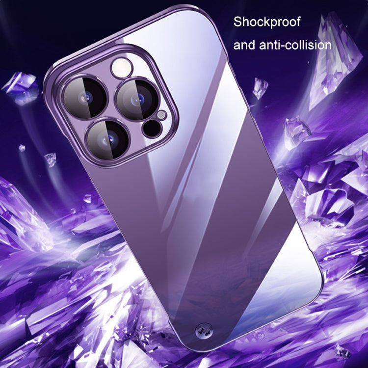 Electroplating Frameless Clear PC Phone Case
