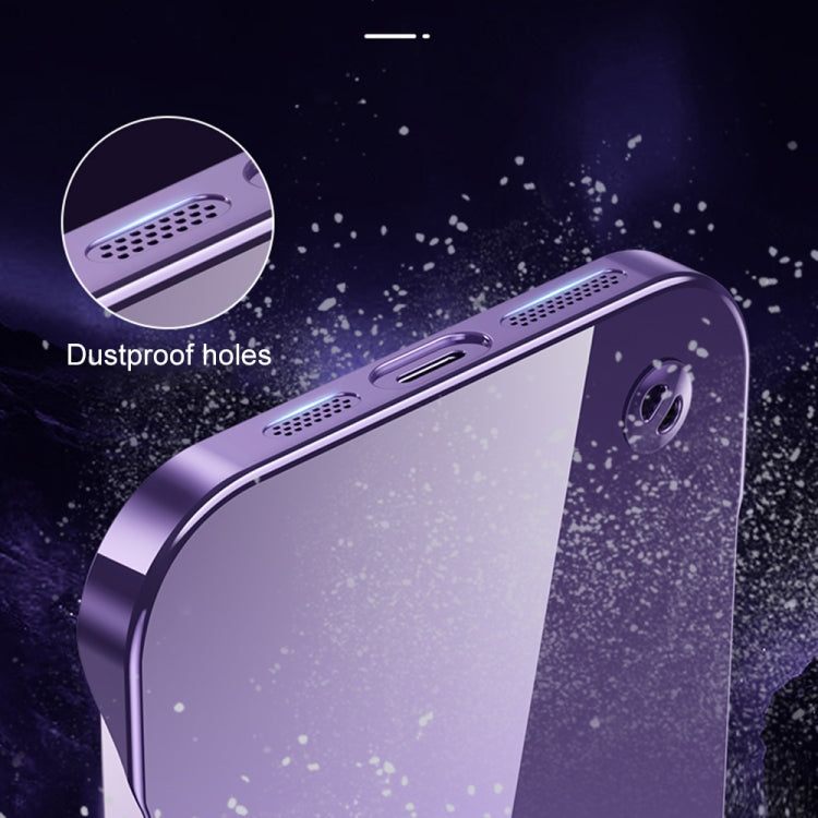 Electroplating Frameless Clear PC Phone Case
