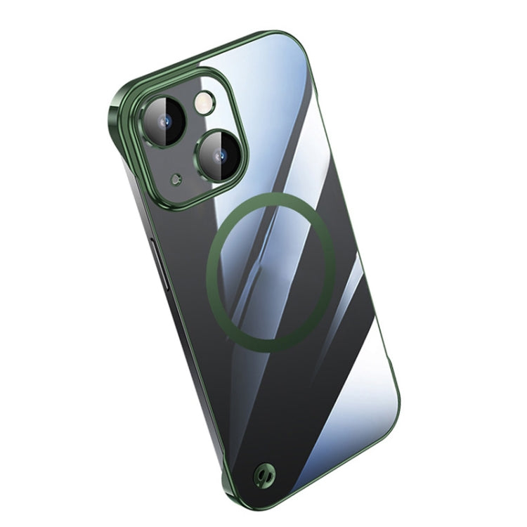 Electroplating Frameless Magsafe Magnetic PC Phone Case, For iPhone 14, For iPhone 14 Pro