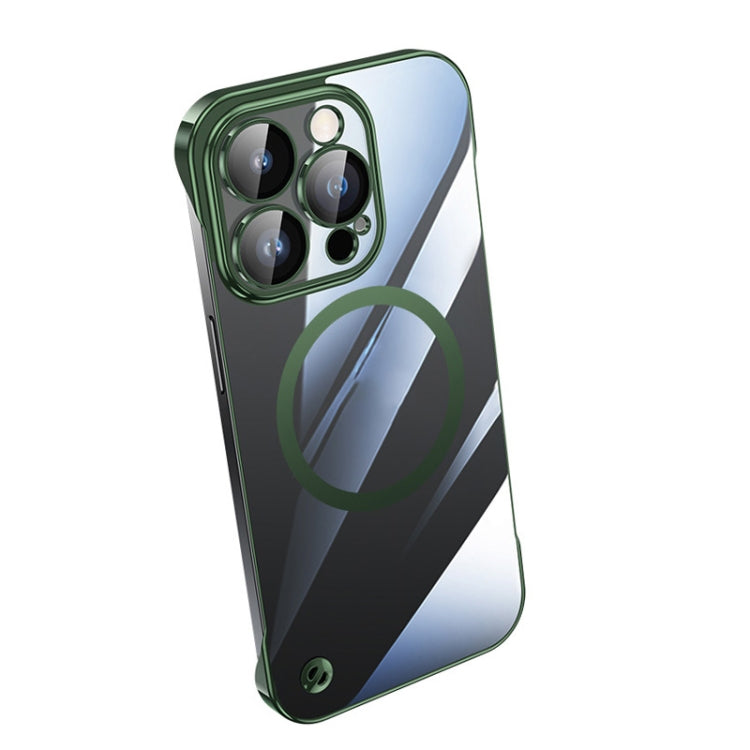 Electroplating Frameless Magsafe Magnetic PC Phone Case, For iPhone 14, For iPhone 14 Pro