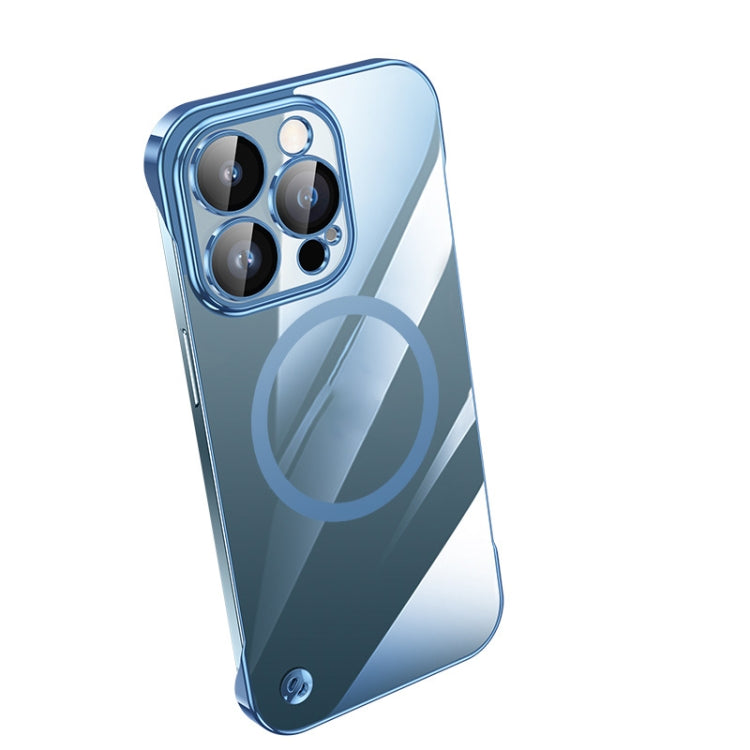 Electroplating Frameless Magsafe Magnetic PC Phone Case, For iPhone 14, For iPhone 14 Pro