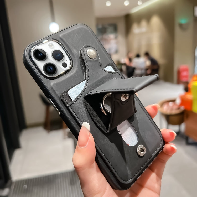 Side Leather Rotation Card Holder Phone Case, For iPhone 14 Pro Max, For iPhone 14 Pro, For iPhone 14, For iPhone 14 Plus