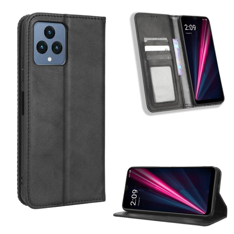 Magnetic Buckle Retro Texture Leather Phone Case, For Realme C33 4G, For T-Mobile Revvl 6 5G, For T-Mobile REVVL 6 Pro 5G, For vivo V25 5G / X80 Lite, For vivo V25 Pro / S15 Pro, For vivo Y35 4G / Y22s 4G / Y22 4G 2022, For Wiko Power U20 / U10