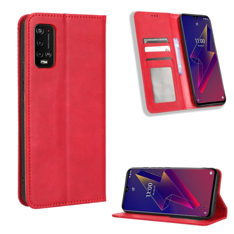Magnetic Buckle Retro Texture Leather Phone Case, For Realme C33 4G, For T-Mobile Revvl 6 5G, For T-Mobile REVVL 6 Pro 5G, For vivo V25 5G / X80 Lite, For vivo V25 Pro / S15 Pro, For vivo Y35 4G / Y22s 4G / Y22 4G 2022, For Wiko Power U20 / U10