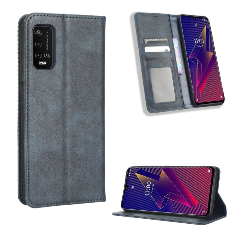 Magnetic Buckle Retro Texture Leather Phone Case, For Realme C33 4G, For T-Mobile Revvl 6 5G, For T-Mobile REVVL 6 Pro 5G, For vivo V25 5G / X80 Lite, For vivo V25 Pro / S15 Pro, For vivo Y35 4G / Y22s 4G / Y22 4G 2022, For Wiko Power U20 / U10