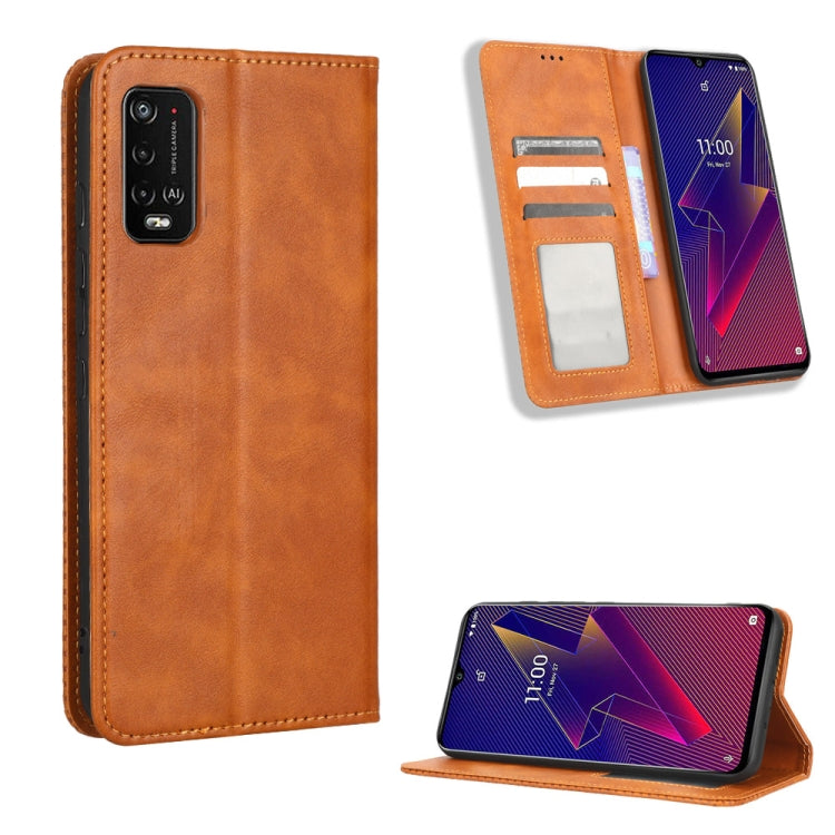 Magnetic Buckle Retro Texture Leather Phone Case, For Realme C33 4G, For T-Mobile Revvl 6 5G, For T-Mobile REVVL 6 Pro 5G, For vivo V25 5G / X80 Lite, For vivo V25 Pro / S15 Pro, For vivo Y35 4G / Y22s 4G / Y22 4G 2022, For Wiko Power U20 / U10