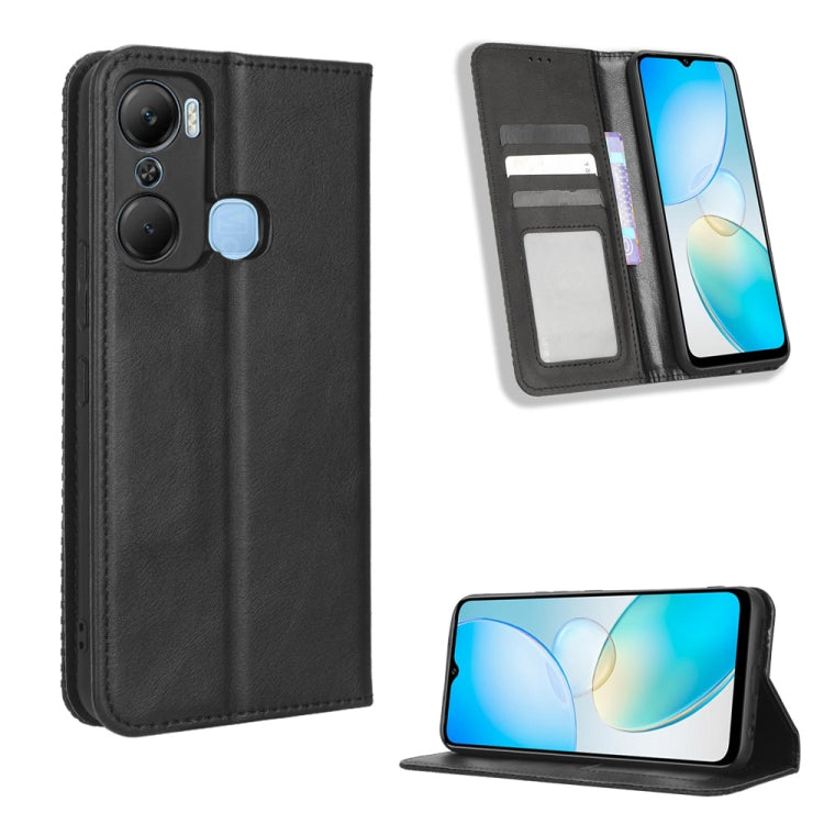 Magnetic Buckle Retro Texture Leather Phone Case, For Infinix Hot 11 2022 X675, For Infinix Hot 12 Pro X668C, For Infinix Note 12 5G / Note 12 Pro 5G, For Google Pixel 7 Pro 5G, For Google Pixel 7 5G, For Xiaomi Redmi A1