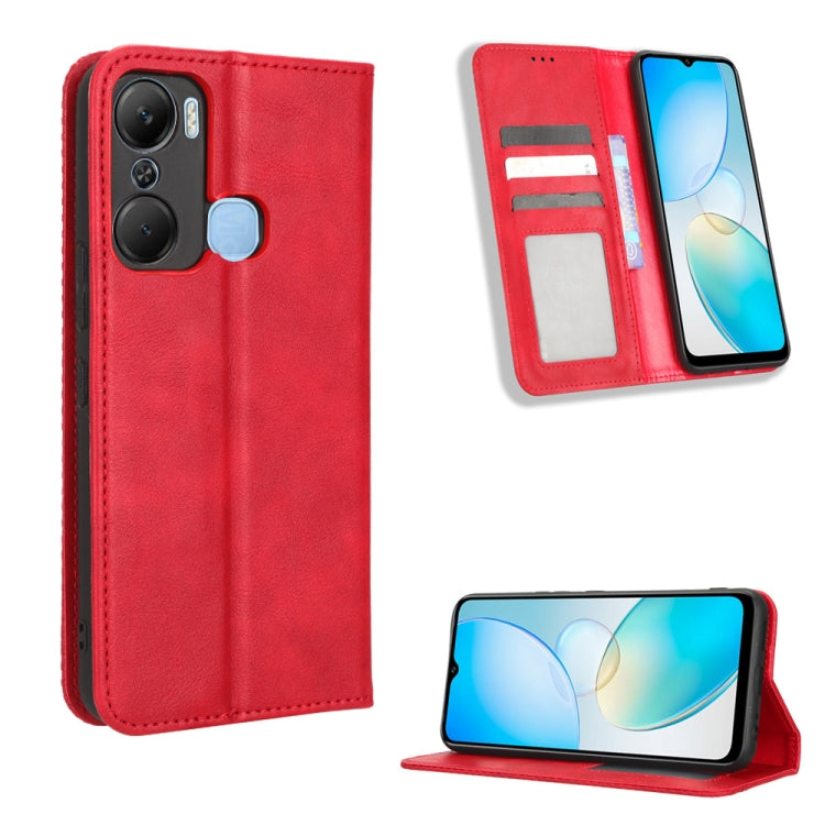 Magnetic Buckle Retro Texture Leather Phone Case, For Infinix Hot 11 2022 X675, For Infinix Hot 12 Pro X668C, For Infinix Note 12 5G / Note 12 Pro 5G, For Google Pixel 7 Pro 5G, For Google Pixel 7 5G, For Xiaomi Redmi A1