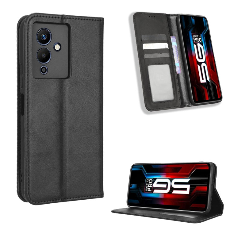 Magnetic Buckle Retro Texture Leather Phone Case, For Infinix Hot 11 2022 X675, For Infinix Hot 12 Pro X668C, For Infinix Note 12 5G / Note 12 Pro 5G, For Google Pixel 7 Pro 5G, For Google Pixel 7 5G, For Xiaomi Redmi A1