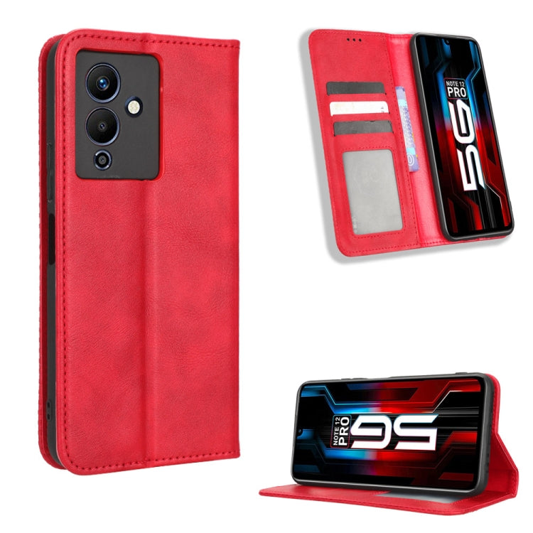 Magnetic Buckle Retro Texture Leather Phone Case, For Infinix Hot 11 2022 X675, For Infinix Hot 12 Pro X668C, For Infinix Note 12 5G / Note 12 Pro 5G, For Google Pixel 7 Pro 5G, For Google Pixel 7 5G, For Xiaomi Redmi A1