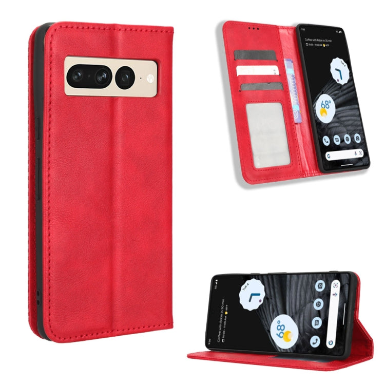 Magnetic Buckle Retro Texture Leather Phone Case, For Infinix Hot 11 2022 X675, For Infinix Hot 12 Pro X668C, For Infinix Note 12 5G / Note 12 Pro 5G, For Google Pixel 7 Pro 5G, For Google Pixel 7 5G, For Xiaomi Redmi A1