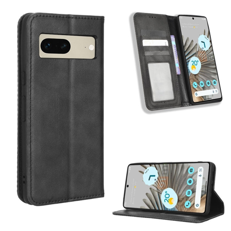 Magnetic Buckle Retro Texture Leather Phone Case, For Infinix Hot 11 2022 X675, For Infinix Hot 12 Pro X668C, For Infinix Note 12 5G / Note 12 Pro 5G, For Google Pixel 7 Pro 5G, For Google Pixel 7 5G, For Xiaomi Redmi A1