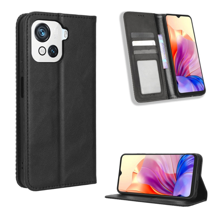 Magnetic Buckle Retro Texture Leather Phone Case, For Huawei Mate 50 Pro, For Huawei Mate 50, For Cubot Pocket, For Blackview BV7100, For Blackview OSCAL C80, For Nokia G60 5G