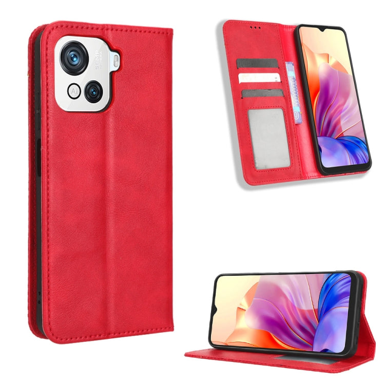 Magnetic Buckle Retro Texture Leather Phone Case, For Huawei Mate 50 Pro, For Huawei Mate 50, For Cubot Pocket, For Blackview BV7100, For Blackview OSCAL C80, For Nokia G60 5G