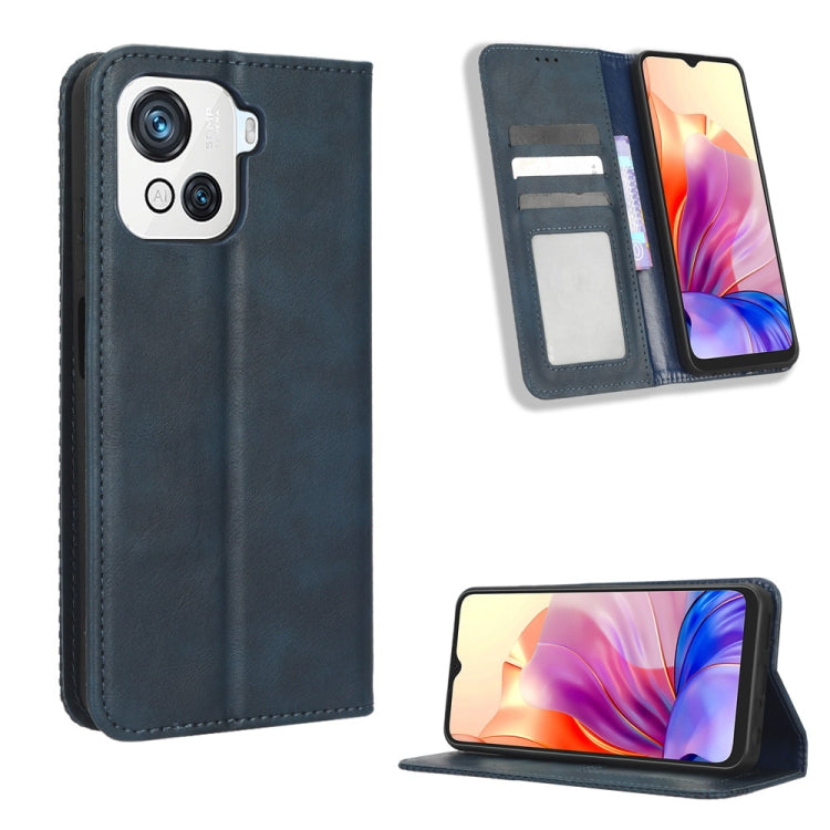 Magnetic Buckle Retro Texture Leather Phone Case, For Huawei Mate 50 Pro, For Huawei Mate 50, For Cubot Pocket, For Blackview BV7100, For Blackview OSCAL C80, For Nokia G60 5G