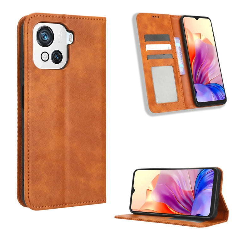 Magnetic Buckle Retro Texture Leather Phone Case, For Huawei Mate 50 Pro, For Huawei Mate 50, For Cubot Pocket, For Blackview BV7100, For Blackview OSCAL C80, For Nokia G60 5G