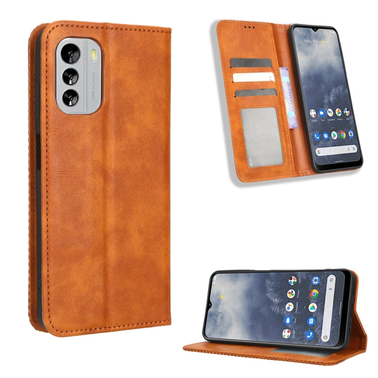 Magnetic Buckle Retro Texture Leather Phone Case, For Huawei Mate 50 Pro, For Huawei Mate 50, For Cubot Pocket, For Blackview BV7100, For Blackview OSCAL C80, For Nokia G60 5G