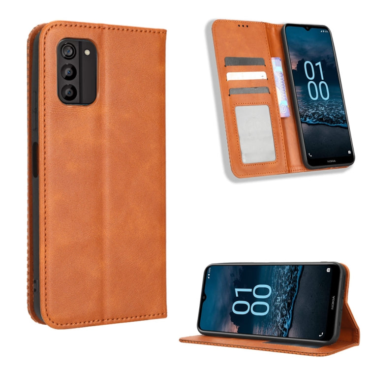 Magnetic Buckle Retro Texture Leather Phone Case, For Nokia G100, For Nokia G400, For Oukitel C31, For Honor 70 5G, For Honor X8 5G, For Samsung Galaxy A04
