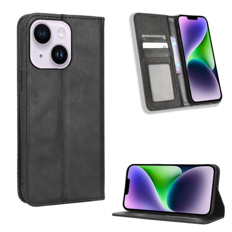 Magnetic Buckle Retro Texture Leather Phone Case, For Samsung Galaxy A23e / A23s / A23 5G JP, For Sony Xperia 5 IV, For Sharp Aquos Sense7 Plus, For iPhone 14 Plus, For Sharp Aquos Sense7, For Xiaomi 12T / Redmi K50 Ultra