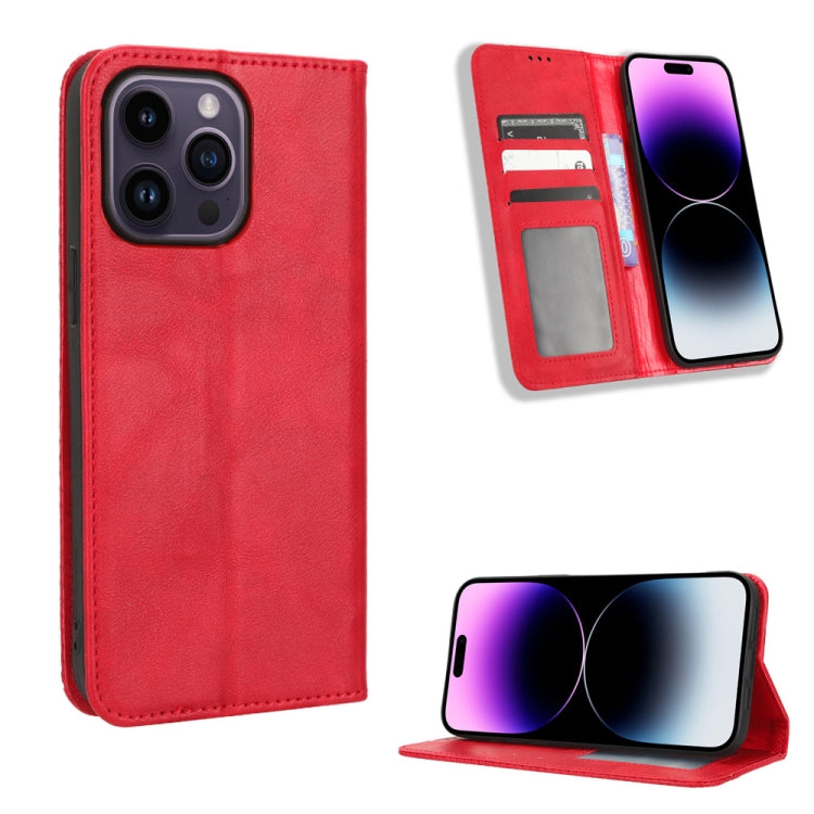 Magnetic Buckle Retro Texture Leather Phone Case, For iPhone 14 Pro Max, For iPhone 14 Pro, For Xiaomi Poco C40, For Xiaomi Poco M4 5G, For Xiaomi Poco M5, For UMIDIGI Power 7 Max