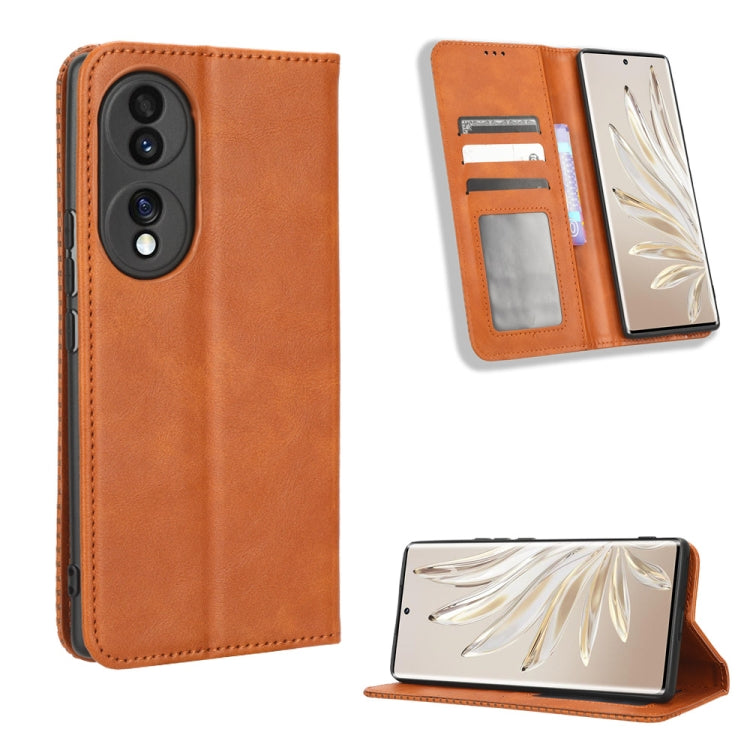 Magnetic Buckle Retro Texture Leather Phone Case, For Nokia G100, For Nokia G400, For Oukitel C31, For Honor 70 5G, For Honor X8 5G, For Samsung Galaxy A04