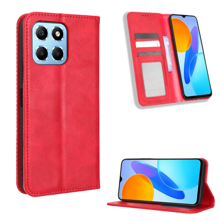 Magnetic Buckle Retro Texture Leather Phone Case, For Nokia G100, For Nokia G400, For Oukitel C31, For Honor 70 5G, For Honor X8 5G, For Samsung Galaxy A04